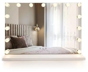 Огледало LED HOLLYWOOD White 80x60