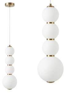 LED висящ полилей LHJ114-4CP четкано злато