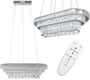 Кристален полилей LED 102W c дистанционно управление APP417-CP