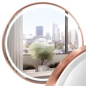 Огледало LED 50cm MMJ BRUSH COPPER