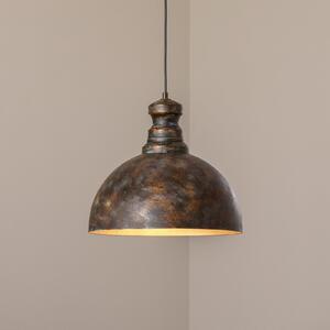 Opviq Висяща лампа Saglam, 1-пламъчна, старо месинг, метал, Ø 40 cm, Затъмняване, Бронзов / античен месинг, Дневна/трапезария, Метал, Винтидж