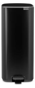 Кош за боклук Brabantia Bo Pedal 1010139, 30 л, Леко затваряне, Противоплъзгаща основа, Черен