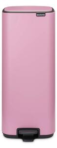 Кош за боклук Brabantia Bo Pedal 1010447, 30 л, Леко затваряне, Противоплъзгаща основа, Розов
