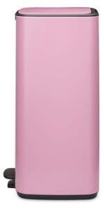 Кош за боклук Brabantia Bo Pedal 1010447, 30 л, Леко затваряне, Противоплъзгаща основа, Розов