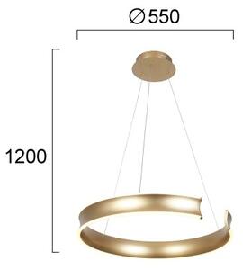 LED полилей на кабел MARLEN LED/36W/230V златен