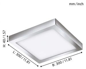 Eglo 79528 - LED Плафон за баня DURANGO LED/22W/230V 30x30 см IP44