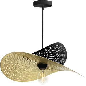 Плафон APP1471-1CP black/gold