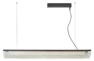 Bover LED висяща лампа Nans Balis S/140, кафява/бежова, 140 cm