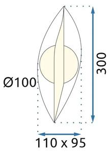 Аплик LED G031-W Gold