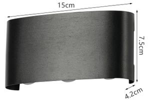 Brilagi - LED външна стенна лампа FLAREBOX LED/6W/230V черна IP65