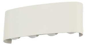 Brilagi - LED външно стеново осветително тяло FLAREBOX LED/8W/230V бяло IP65