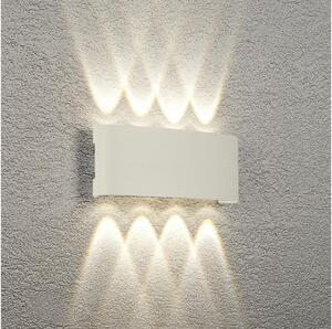 Brilagi - LED външно стеново осветително тяло FLAREBOX LED/8W/230V бяло IP65