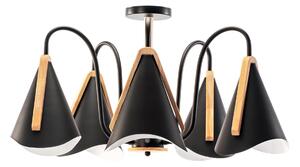 Плафон с 5 рамена Scandinavian Black APP607-5C