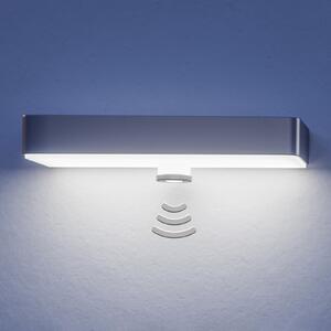 STEINEL LED външна стенна лампа XSolar SOL-O S със сензор, антрацит, Черен, Пластмаса, Модерен
