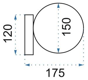 Аплик APP1009-1W Gold