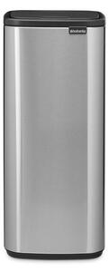 Кош за боклук Brabantia Bo Touch 1010145, 30 л, Плавно и безшумно отваряне, Голям отвор, Устойчив на пръстови отпечатъци, Инокс/Мат
