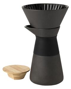 Черен глинен комплект за филтрирано кафе 600 ml Theo – Stelton
