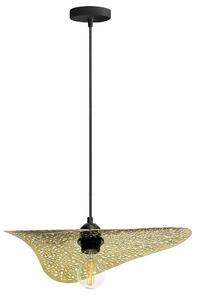 Плафон APP1467-1CP BLACK/GOLD