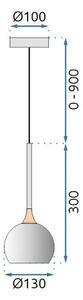 Пендел LED G086-1CP GOLD