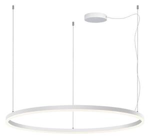 LED2 - LED Димируем пендел SATURN LED/80W/230V Ø 100 см бял