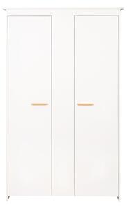 Бял детски гардероб 119x190x52 cm Anton – Roba
