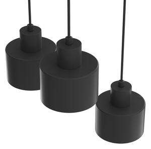 Полилей на кабел PARKLA 3xE27/15W/230V черен