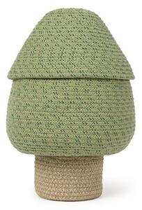 Зелена текстилна детска кошница за играчки ø 25x36 cm Big Tree – Lorena Canals