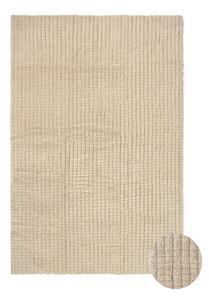 Ръчно изработен бежов вълнен килим подходящ за пране 80x140 cm Unexpected Wool – Lorena Canals