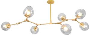 Пендел с 7 рамена Gold Glass Ball APP507-7C