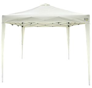 Беседка Aktive 300 x 250 x 300 cm Плат Стомана Бял
