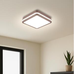 BRILAGI-LED Външно осветително тяло с вграден сензор BENE LED/18W/230V 21,5x21,5 см кафяво IP54