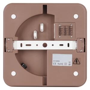 Brilagi -LED Външно таванно осветително тяло BENE LED/18W/230V 21,5x21,5 cm кафяво IP54