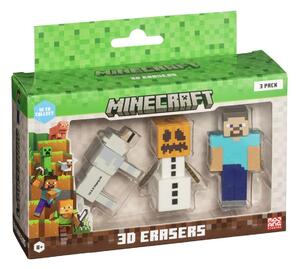 Комплект 3D гуми за триене Minecraft MC4021B 3 Части