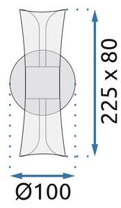 Аплик LED G029-W Black