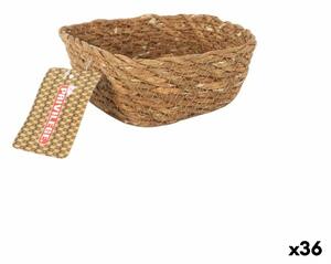 Многофункционална Кошница Privilege Кафяв плетена ракита Квадратек 12 x 12 x 5 cm (36 броя)