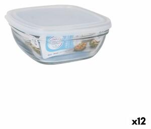 Кутия за обяд Duralex Бял Прозрачен 610 ml (12 броя)