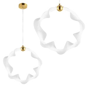 Лампа LED G014-1CP WHITE/GOLD