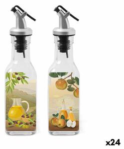 Комплект Подправки Anna Прозрачен Сребрист Cтъкло ABS 170 ml 5 x 5 x 20 cm 2 Части (24 броя)