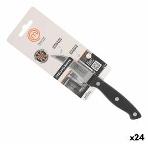 Нож Белачка MasterChef Черен Сребрист Неръждаема стомана 7 cm (24 броя)