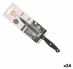 Кухненски Нож MasterChef Черен Сребрист 12 cm Универсален (24 броя)