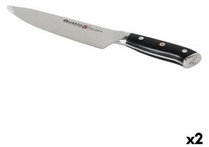 Кухненски Нож Quttin DAMASKUS Черен Сребрист 20 cm (2 броя)