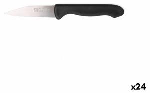 Комплект Ножове Белачки Cuyfor Черен Сребрист Неръждаема стомана 7,5 cm 6 Части (24 броя)