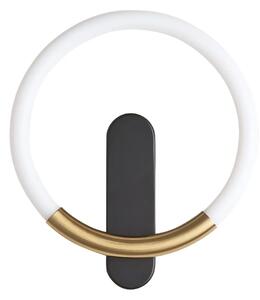 СТЕННА ЛАМПА LED LHJ068-W C BRUSH GOLD/BLACK