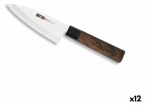 Кухненски Нож Quttin DEBA Takamura Кафяв Сребрист 11 cm (12 броя)