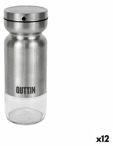 Солница Quttin Прозрачен Сребрист Неръждаема стомана 0,36 L (12 броя)