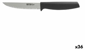 Кухненски Нож Quttin Laos Черен Сребрист 11 cm Универсален (36 броя)