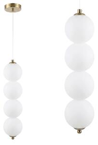 LED висящ полилей LHJ118-4CP четкано злато