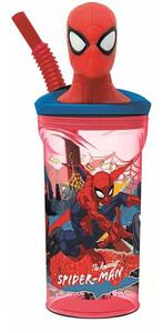 Чаша със Сламка Spider-Man Moving Target 360 ml 3D