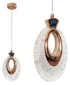 Висяща Кристална Лампа LHJ109-1CP LIGHT ROSE GOLD