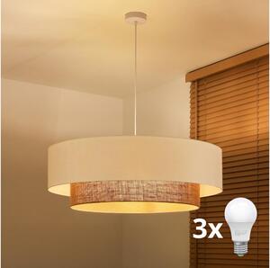 Brilagi - LED полилей на кабел BOHO стил 3xE27/15W/230V Ø 80 см